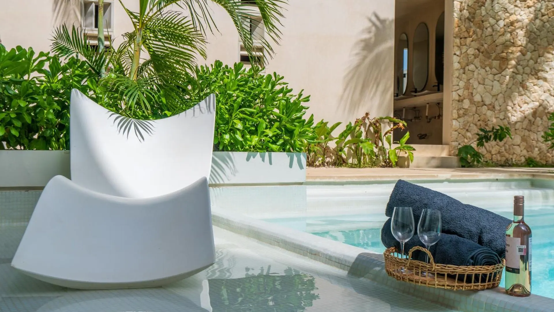טולום Tropical Jungle At Central Lagunas - Panoramic Pool & Gym 0*,