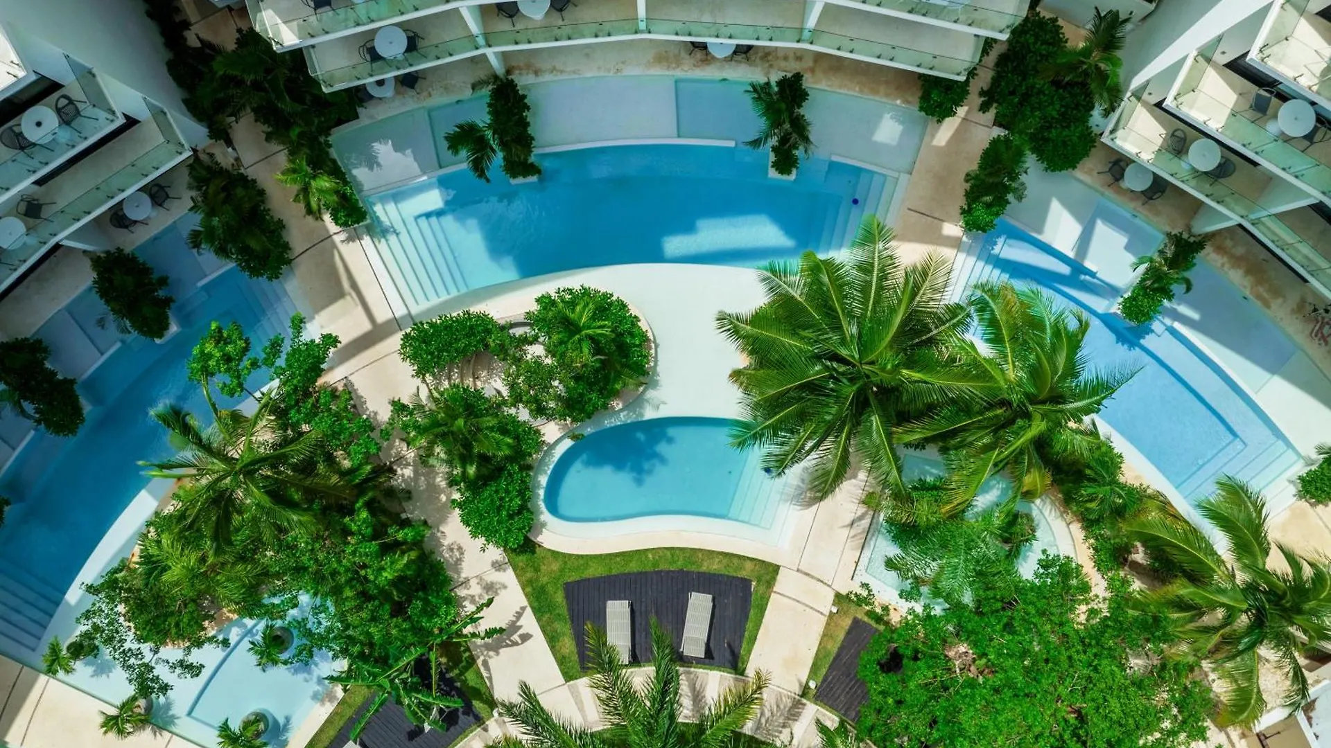 דירה טולום Tropical Jungle At Central Lagunas - Panoramic Pool & Gym
